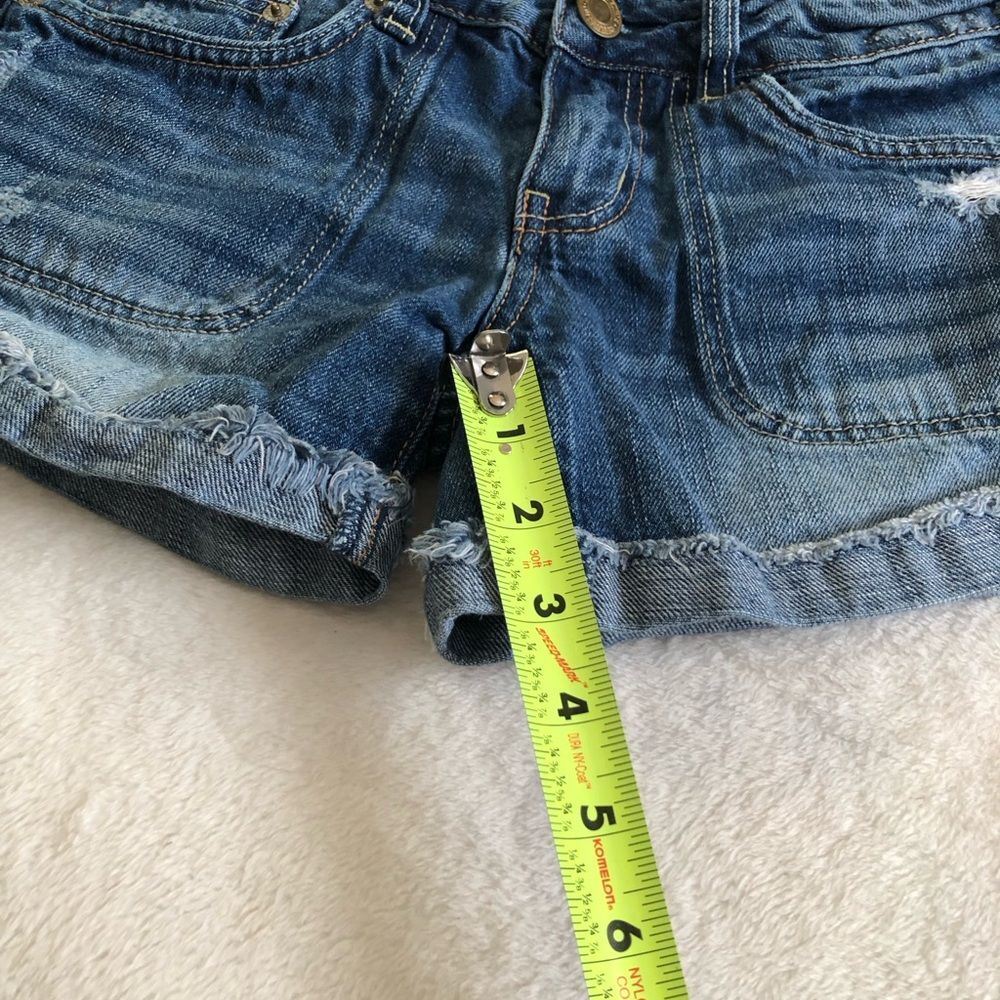American eagle denim shorts, women size 4 - Picture 8 of 10